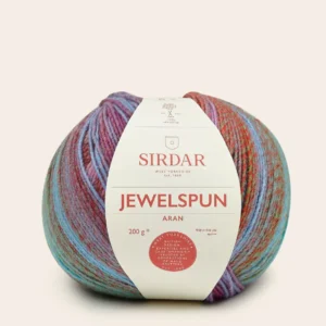 sirdar jewelspun aran 200g ball 844 glacier