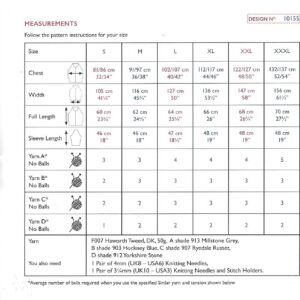 sirdar dk knitting pattern – 10155