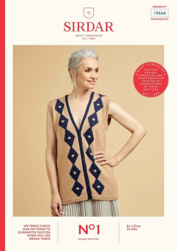 sirdar dk knitting pattern – 10666 sirdar dk knitting pattern – 10666