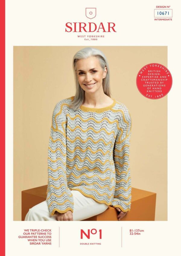 sirdar knitting pattern – 10671
