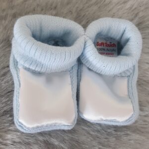 Baby Sateen Bootees - Image 2