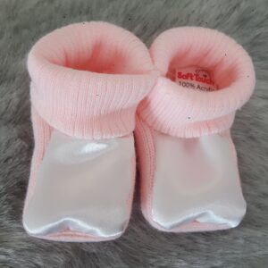 Baby Sateen Bootees - Image 5