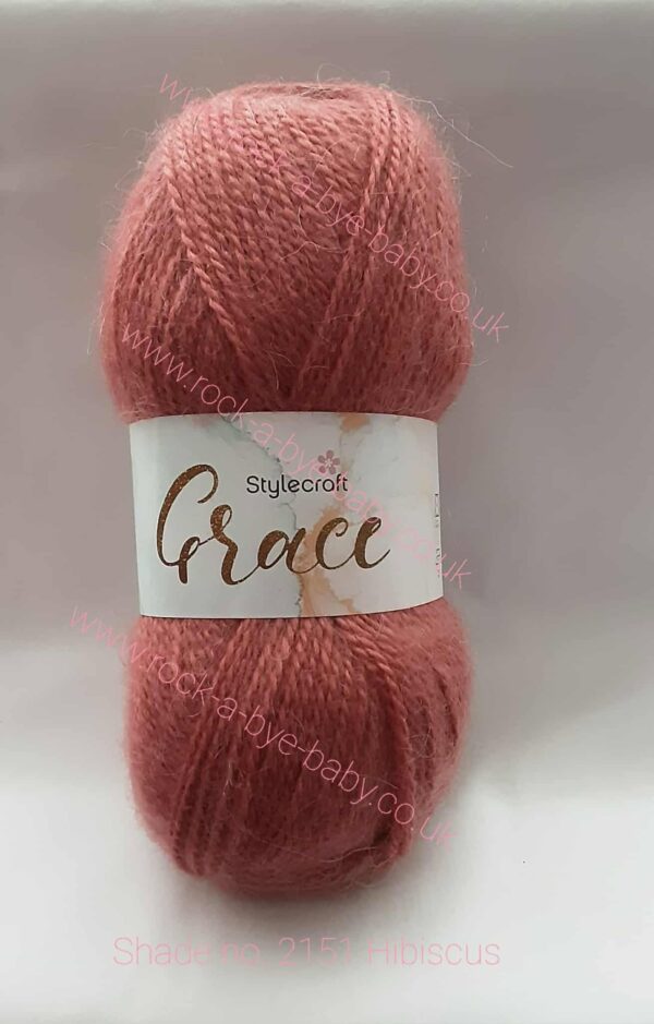 stylecraft grace aran 100g ball 2151 hibiscus stylecraft grace aran 100g ball 2151 hibiscus