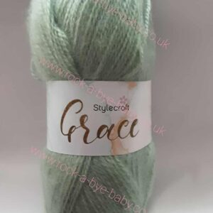 stylecraft grace aran 100g ball 2166 mint