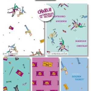 Charlie and The Chocolate Factory – Roald Dahl – Fat Quarters
