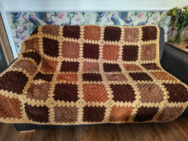 jumbo sized chenille blanklet