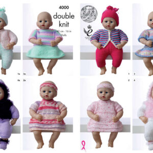 king cole dk – 16 inch dolls : 4000