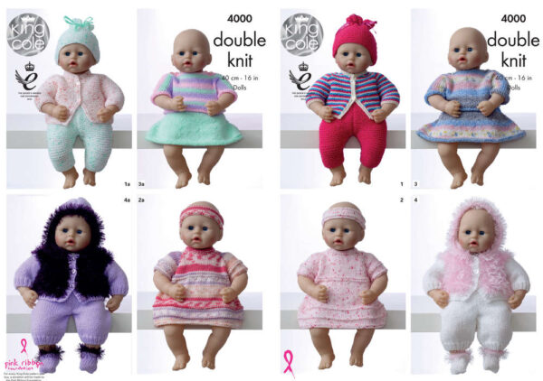 king cole dk – 16 inch dolls : 4000