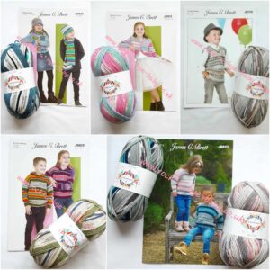 james brett fairground dk 100g ball