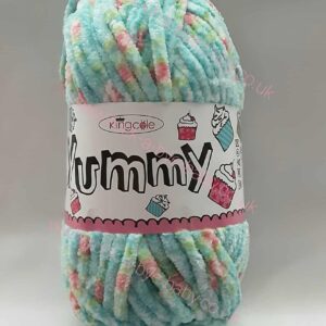 king cole yummy chunky 100g ball 5797 turquoise rose