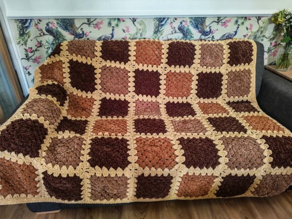 jumbo sized chenille blanklet