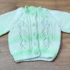 handknit cardigan 3 6 months jws31