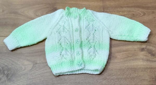 handknit cardigan 3 6 months jws31