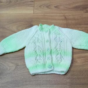 handknit cardigan 3 6 months jws31