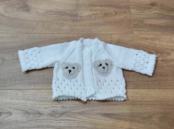 handknit cardigan 0 3 months jws30