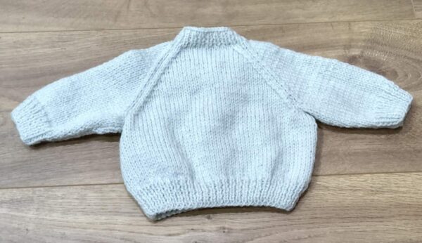 handknit cardigan newborn jws32