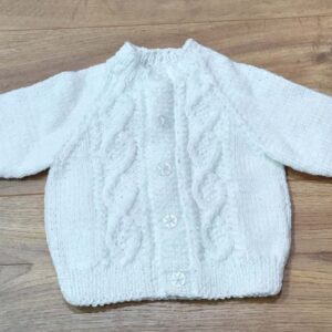handknit cardigan 6 12 months jws33