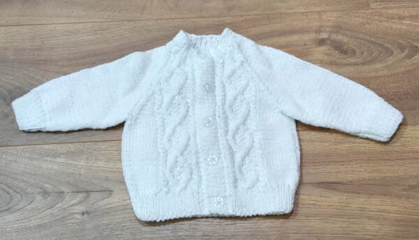 handknit cardigan 6 12 months jws33