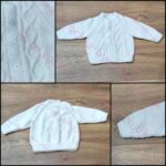 handknit cardigan 6 12 months jws33