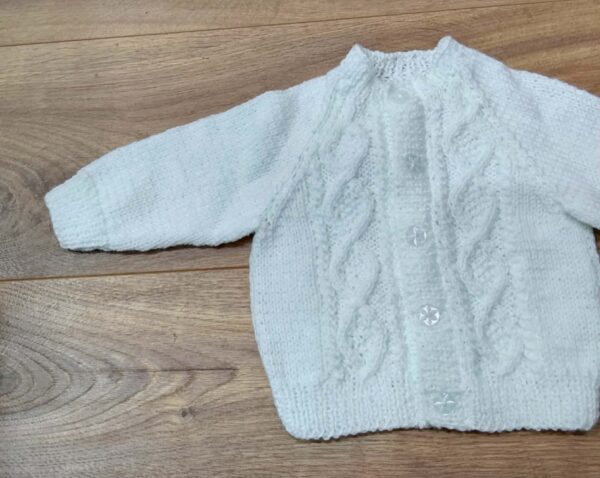 handknit cardigan 6 12 months jws33