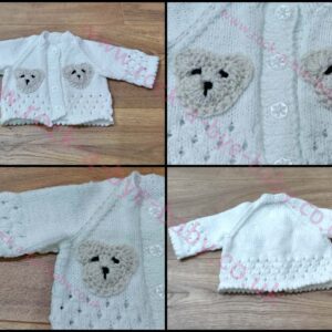 handknit cardigan 0 3 months jws30
