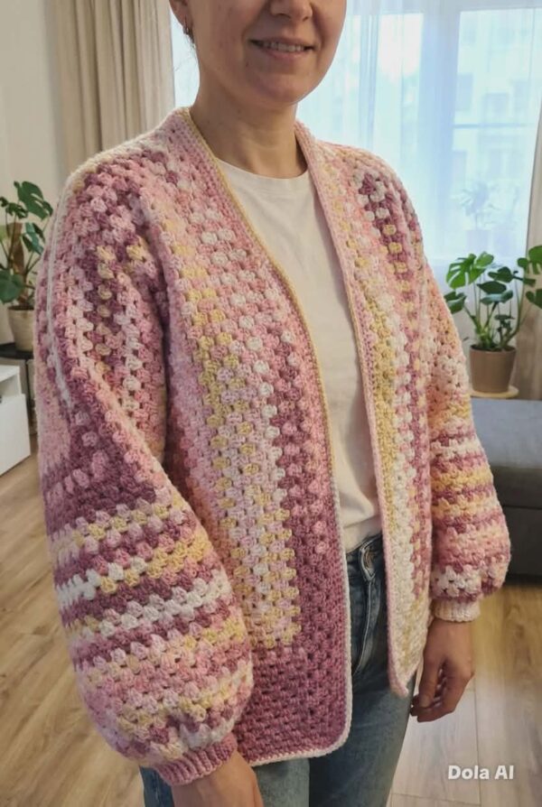 adult hexi cardigan approx 44 inch gas1