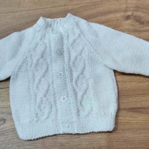 handknit cardigan 6 12 months jws33