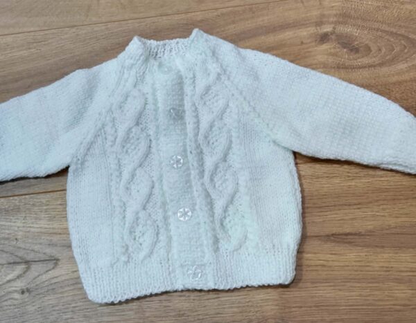 handknit cardigan 6 12 months jws33