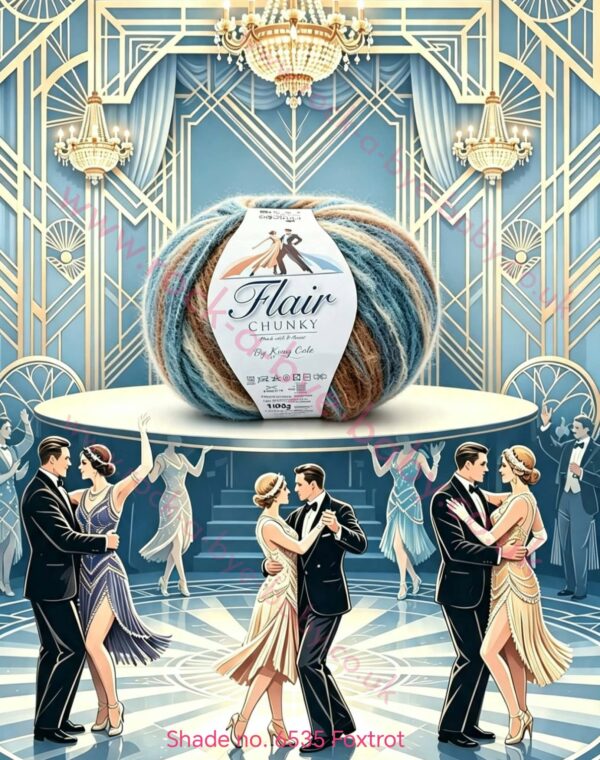 king cole flair chunky 100g ball