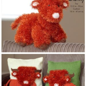 King Cole Tinsel Chunky - Highland Cow - 9089