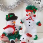King Colec Tinsel Chunky/ DK - Snowmen : 9168