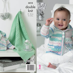 King Cole Crochet DK : 12-22inch : 4418