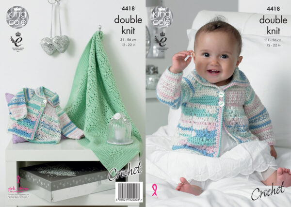 King Cole Crochet DK : 12-22inch : 4418 King Cole Crochet DK : 12-22inch : 4418