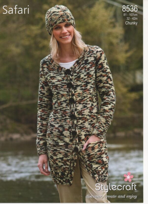 Stylecraft Safari - 32-42inch Chest - 8536 Stylecraft Safari - 32-42inch Chest - 8536