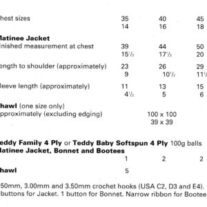 Teddy CROCHET 4 Ply - 14-18 inch - 7163 - Image 2