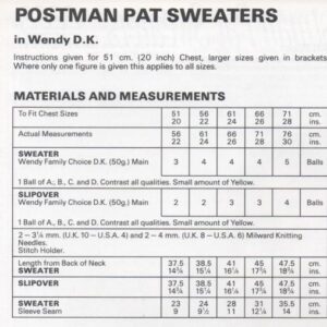 Wendy Postman Pat Sweaters - 20-28inch - 2262 - Image 2