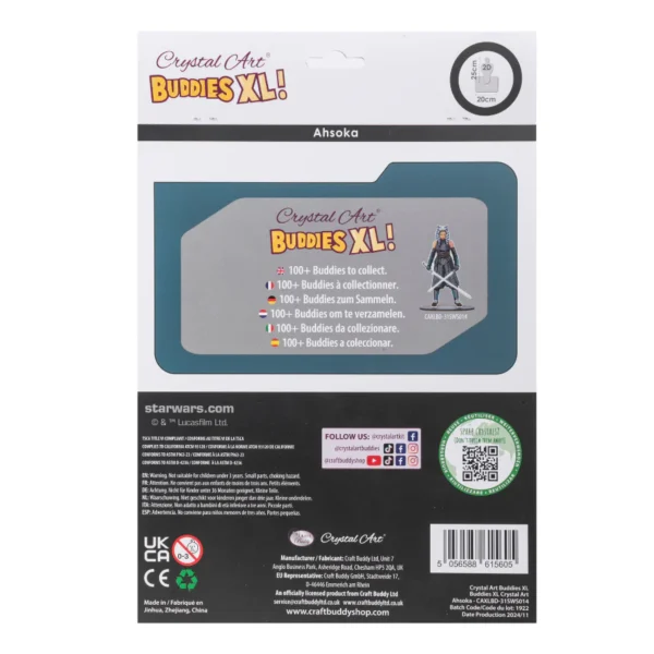 extra large ashoka crystal art craft buddy