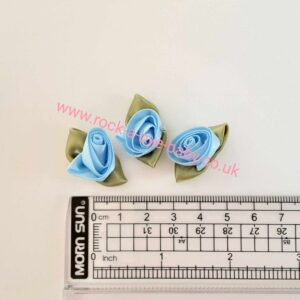 baby blue large rosebud