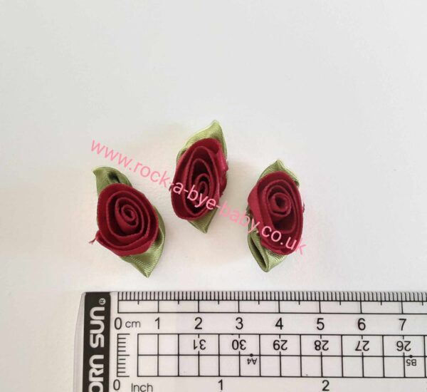 claret large rosebud