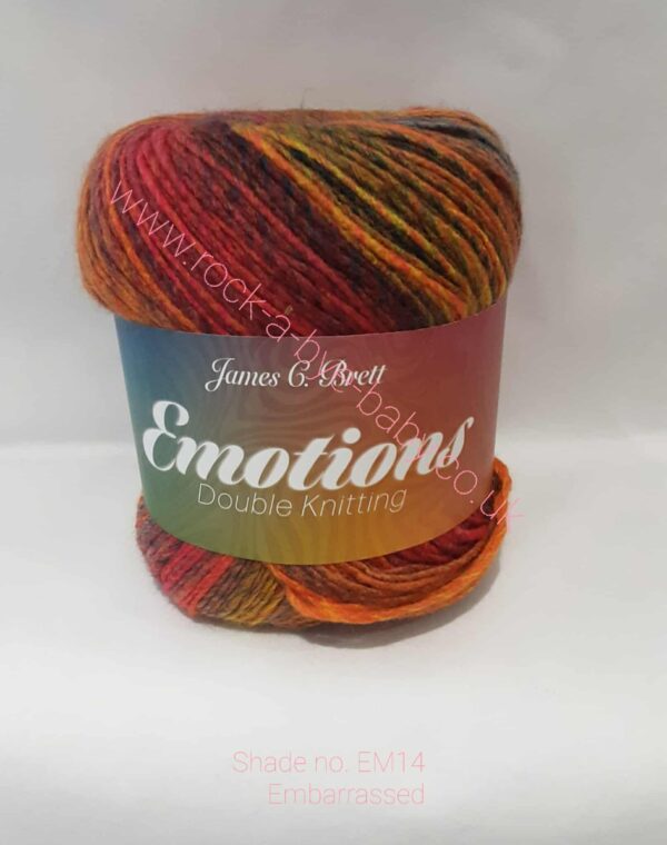 james brett emotions dk 150g em14 embarrassed james brett emotions dk 150g em14 embarrassed