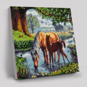 fell ponies art kit 30x30cm