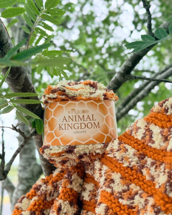 king cole animal kingdom 100g ball 6310 giraffe