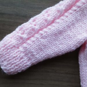 handknit cardigan newborn jws29