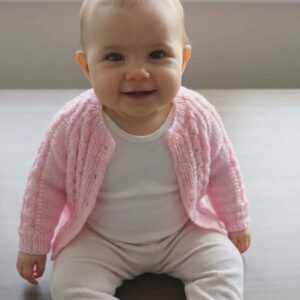handknit cardigan newborn jws29