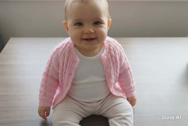 handknit cardigan newborn jws29