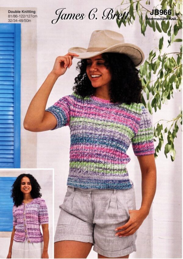 double knitting pattern 32 50 inch – jb966 double knitting pattern 32 50 inch – jb966
