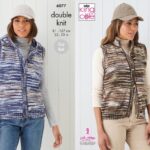 king cole double knitting pattern 32 50 inch – 6077