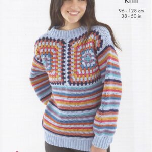 kinc cole crochet pattern 6259 38 50inch chest