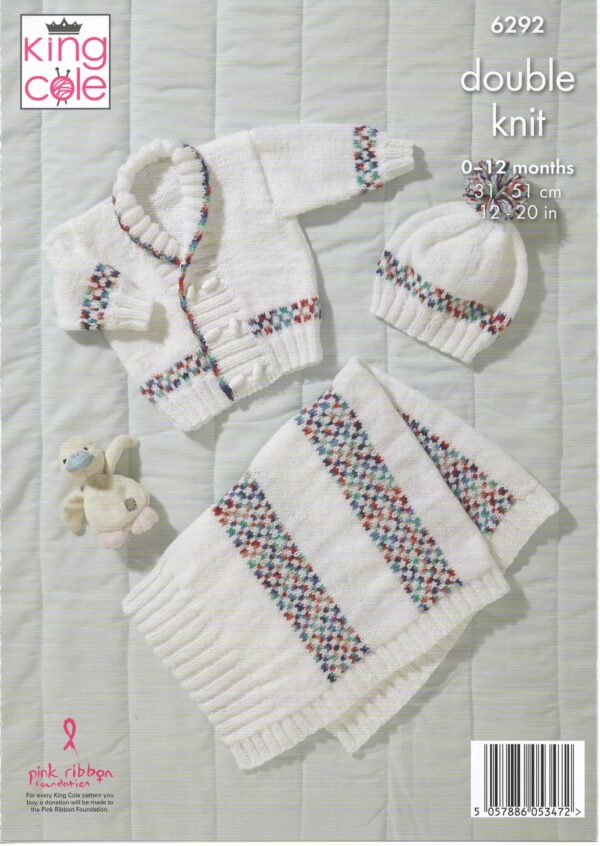 king cole dk pattern 12 20 inch chest 6292