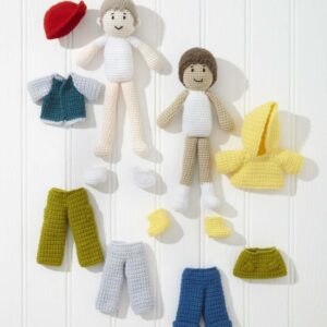 king cole dk – 27cm crochet doll : 9190